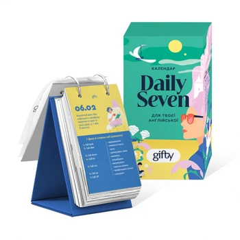 Настольный календарь для изучения английского «Daily Seven»