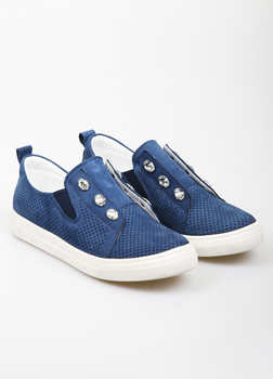 Слипоны Happy Walk 34 Синий (BEV-F-3086-Blue)