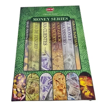 Подарочный набор благоухания HEM Money Series Денежная серия 6 ароматов (36546)