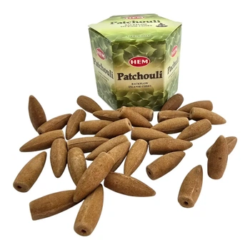 Ароматические Конусы Hem набор 40 шт Patchouli Пачули (36587)