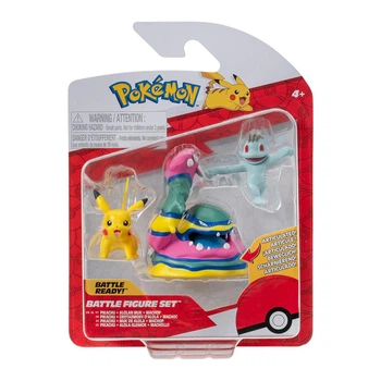 Набор игровых фигурок Pokemon W19 - Мачоп, Пикачу, Алола Мак Pokemon PKW3597