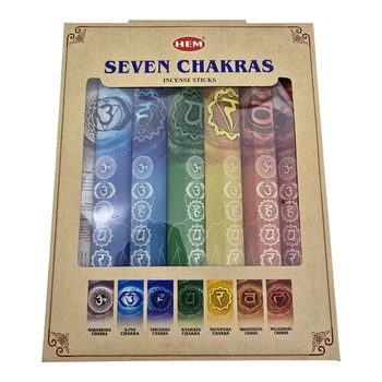 Ароматические палочки HEM 7 Chakras Hexa Gift Pack 7 х по 20 шт (36544)