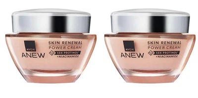 Оновлювальний крем для обличчя та шиї Avon Anew «Енергія Протінолу» 2 x 50 мл