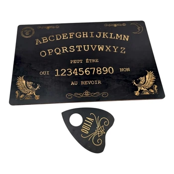 Спиритическая доска OUIJA на французском языке темная 44.5×29×0,8 см (36715)