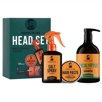 Мужской набор Barber Blend Head Set для ухода и стайлинга волос