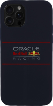 Панель Red Bull Silicone Horizontal Logo MagSafe для Apple iPhone 16 Pro Navy (RBHMP16L24SIHSRV)