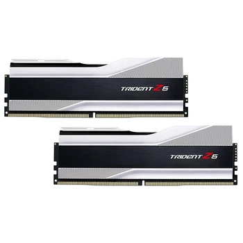 Модуль пам`ятi DDR5 2x32GB/6000 G.Skill Trident Z5 Silver (F5-6000J3238G32GX2-TZ5S)
