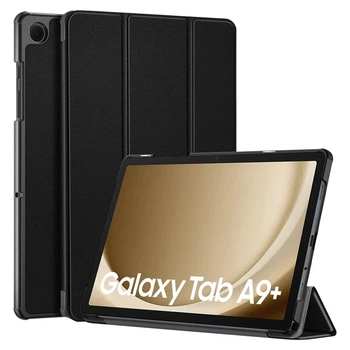 Чехол Slim Smart Cover для Samsung Galaxy Tab A9+ / Tab A9 Plus 11" SM-X210 SM-X216 с подставкой и автосном (Черный)