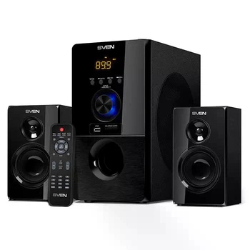 Активная акустическая система с Bluetooth SVEN MS-2050 Black 55 Вт