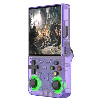 Портативная игровая консоль Intex Data Frog R36 Ultra Retro Handheld Game Console 128Gb, Purple