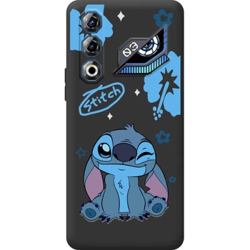 Силиконовый Черный Чехол с Картинкой для ZTE Nubia NEO 3 GT 5G Принт (Стич, Stitch) (68870-ysb012)