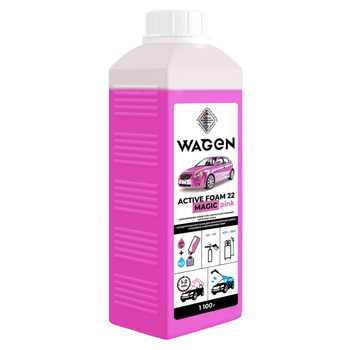 Концентрований засіб для безконтактної мийки WAGEN ACTIVE FOAM 22 MAGIC PINK 1.1 кг