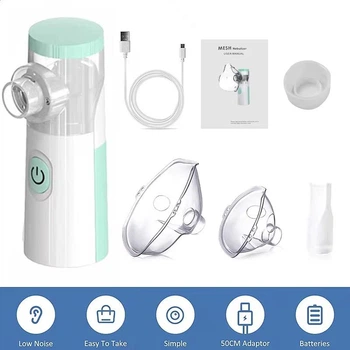 Портативний Mesh Небулайзер USB – інгалятор для дітей і дорослих JSL-W303