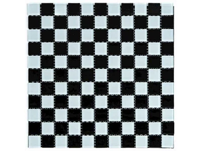 Мозаїка з декоративного скла STICKER WALL 298*298*4,5мм Шахматка SW-00002366
