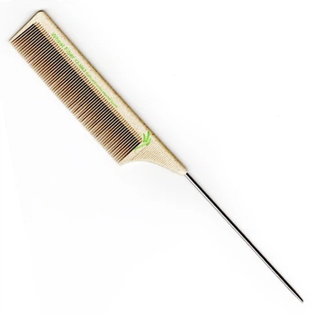 Расческа с металлическим шпикулем Y2-Comb Wheat Fiber M43 Natural 23 см.