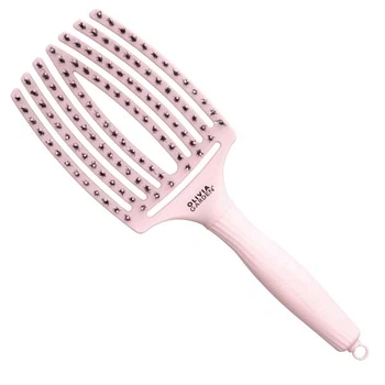 Щетка для укладки Olivia Garden Finger Brush Combo Pastel Pink Large