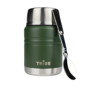Термос пищевой 0.45л с широким горлом Tribe Food Jar T-DE-0022-olive