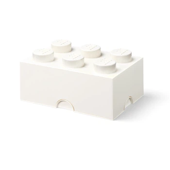 Бокс для зберігання Цеглинка LEGO® 6 білий (40000804)