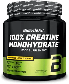Креатин моногидрат Biotech 100% Creatine Monohydrate порошок 300 г Ананас-манго (5999076261932)
