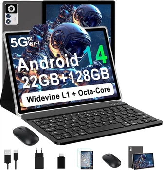 Планшет 10.1" ZIOVO Z168 (6+16)/128ГБ 2 ядер Android 14 8000 mAh Черный