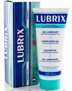Гель-смазка интимная лубрикант для секса Lubrix Gel 200 мл Франция