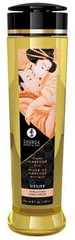 Масажна олія Shunga Desire Vanilla з ароматом ванілі 240 мл