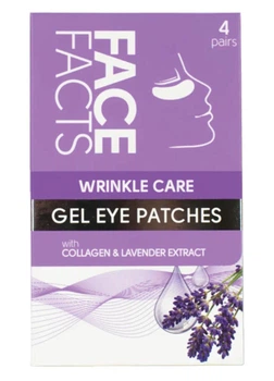 Гелеві патчі під очі проти зморшок Face Facts Gel Eye Patches Wrinkle Care 4 шт