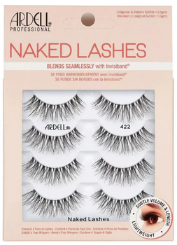 Штучні вії Ardell Naked Lashes 422 4 пари Чорні (74764698728)