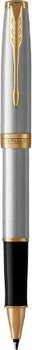 Ручка-ролер Parker Sonnet 17 Stainless Steel GT Сірий корпус Чорна (3501179315065)