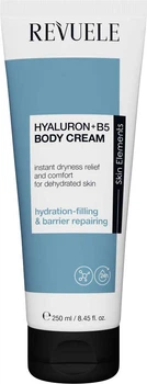 Крем для тіла REVUELE Hyaluron + B5 Body Cream з гіалуроновою кислотою 250 мл (5060565108875)