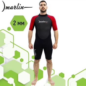 Гидрокостюм Marlin BALI SHORTY MAN 2 мм red/black M