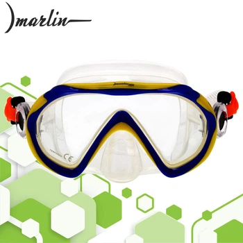 Детская маска для плавания Marlin Joy Blue/Yellow (014172)