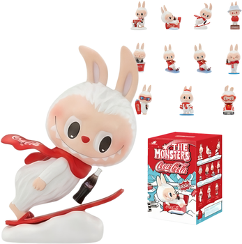 Лабубу брелок UFT сюрприз Labubu Pop Mart Coca-Cola Enjoy Monsters рандомный персонаж (UFTColaEnjoy3)