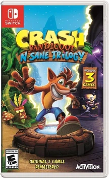 Игра Crash Bandicoot Nsane Trilogy Nintendo Switch (английская версия)