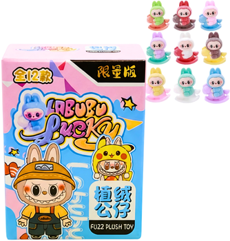 Бархатный брелок UFT Лабубу POP MART лошадка-качалка рандомный персонаж Lucky Rocking Horse (UFTLuckyHorse)