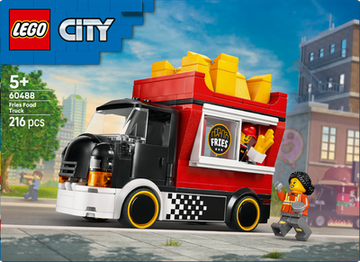 Zestaw klocków LEGO CITY Food truck z frytkami 216 elementów (60488)