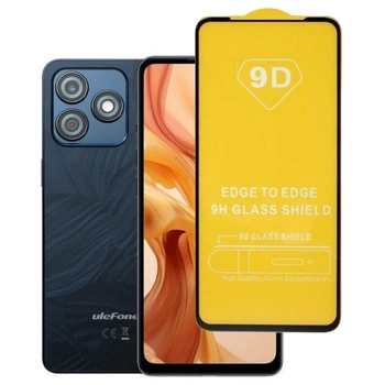 Защитное стекло TDG 9D для Ulefone Note 18 Ultra полная проклейка черный