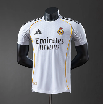 Футбольная футболка Real Madrid 2025/26 (домашняя, белая) р. XXL (рост 194-200)