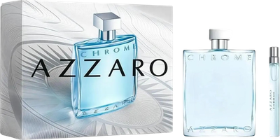 Zestaw męski Azzaro Chrome Woda toaletowa 200 ml + Miniaturka 10 ml (3614274411133)