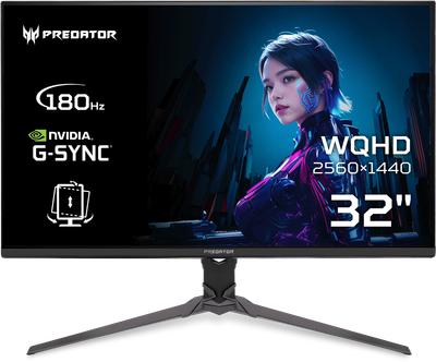 Монітор 31.5" Acer Predator XB323QUPbmiiprx Black (UM.JX3EE.P09)