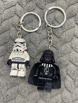 Парні Брелоки LEGO Star Wars Darth Vader (Дарт Вейдер) та Stormtrooper (Штурмовик) Брелки Лего Зоряні Війни