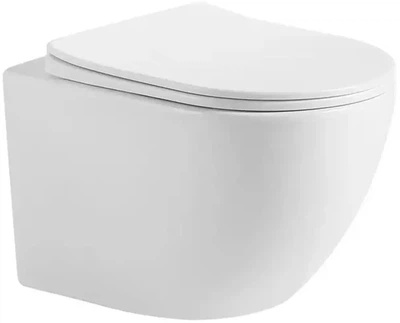 Унітаз підвісний Devit Lite 3303033 безобідковий Vortex Flush із сидінням Soft Close дюропласт