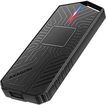 Zewnętrzna kieszeń Axagon EEM2-GAM USB-C 10Gbps - M.2 NVMe & SATA SSD GAME M.2 Black