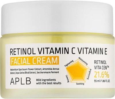 Krem do twarzy APLB Retinol Vitamin C Vitamin E nawilżający 55 ml (8809874683171)