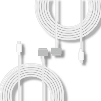 Кабель 2шт CDK 170см (45w-87w) Type-C / USB-C на MagSafe 2 для Apple MacBook (013132) (white)