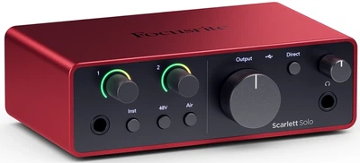 DTM・DAW Focusrite Scarlett Solo Gen3 Аудіоінтерфейс Focusrite SCARLETT SOLO USB-C 4TH GEN – фото
