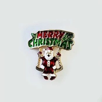 Брош Dobroznak Merry Christmas and Happy New Year #47 (2638)