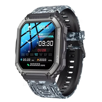 Смарт-часы мужские наручные Lige BW0417 GPS-трекинг Черный
