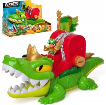 Крокодил Magicbox Piratix Crazy Jungle божевільне джунглі King Croc Kapitan JawCrush