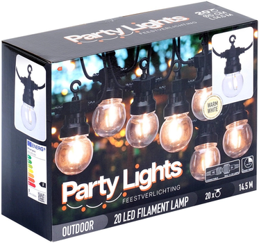 Гірлянда садова Vilde 489332 LED 9.5 м Тепла Біла (8721037330534)